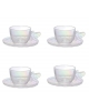 Jogo De Xicara P/ Chá Rainbow 4 Pcs 200 ML