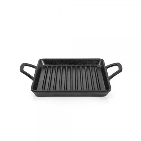 Mini Travessa Grill Quad. C/alça Black 19.3 CM