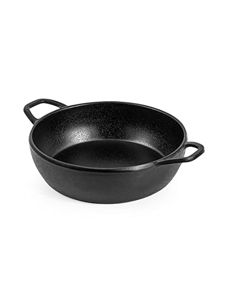 Mini Travessa Redonda C/ Alça Black 12,5 cm