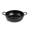 Mini Travessa Redonda C/ Alça Black 12,5 cm