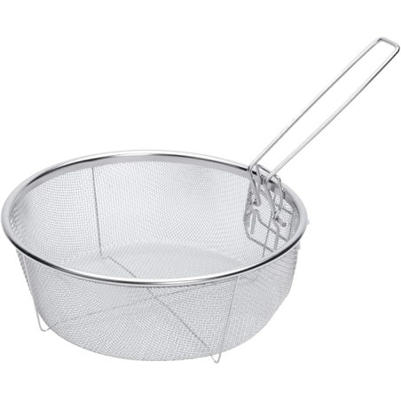 Cesto P/Fritura C/ Alça Inox 22 CM