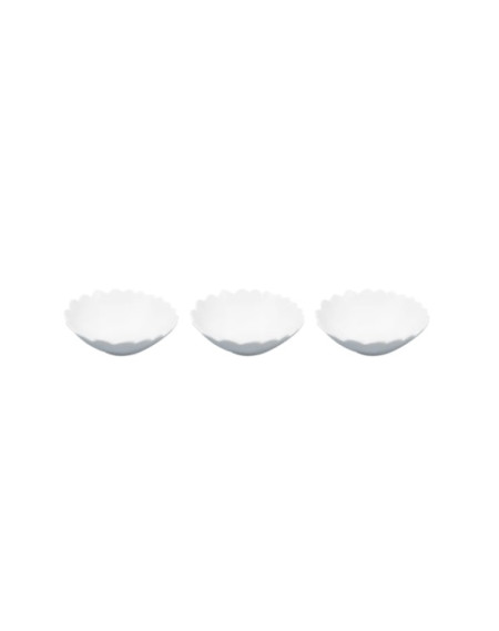 Jogo De Bowls Porcelana 85 ML 03 Pcs