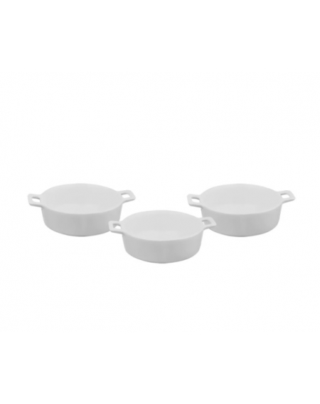 Jogo De Bowls Porcelana 105 ML 03 Pcs