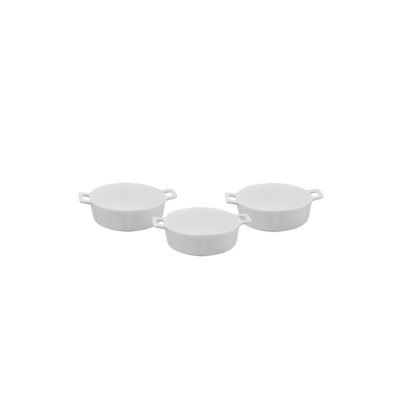 Jogo De Bowls Porcelana 105 ML 03 Pcs