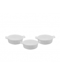 Jogo De Bowls Porcelana 105 ML 03 Pcs