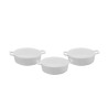 Jogo De Bowls Porcelana 105 ML 03 Pcs