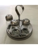 Galheteiro C/ Base Inox 03 PCS