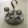 Galheteiro C/ Base Inox 03 PCS