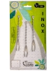 Garfos para Petiscos Kit com 3 peças Inox