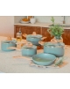 Jogo De Panela 5 Pcs Ceramica E Indução Botanika Verde