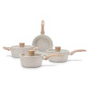 Jogo De Panela 5 Pcs Ceramica E Indução Botanika Verde