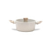 Jogo De Panela 5 Pcs Ceramica E Indução Botanika Verde