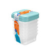 Jogo De 6 Caixas 850 ML 14X14 CM