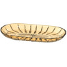 Travessa De Vidro Oval Dubois Ambar