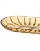 Travessa De Vidro Oval Dubois Ambar
