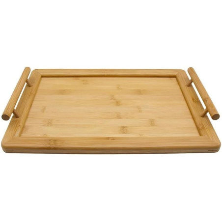 Bandeja de Bambu Com Alca 45 cm