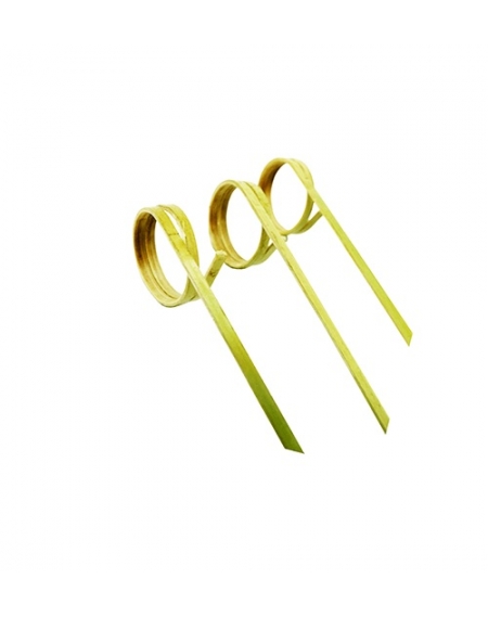 Espeto Coquetel em Bambu Enrrolado 9 CM