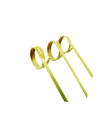 Espeto Coquetel em Bambu Enrrolado 9 CM
