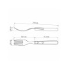 Garfo Churrasco Jumbo Vermelho