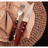 Garfo Churrasco Jumbo Vermelho