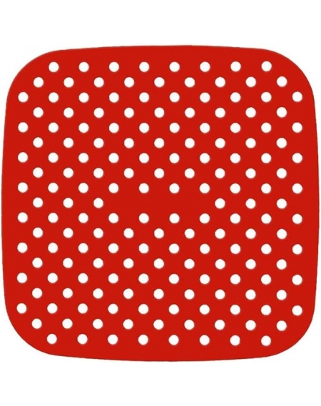 Tapete De Silicone Para Cozimento Quadrado Vermelho
