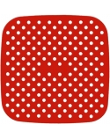 Tapete De Silicone Para Cozimento Quadrado Vermelho
