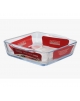Travessa Quadrada Refrataria 400 ML 15X13X4 CM
