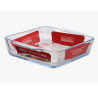 Travessa Quadrada Refrataria 400 ML 15X13X4 CM