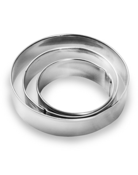 JG De Cortador Inox Redondo 03 PCS