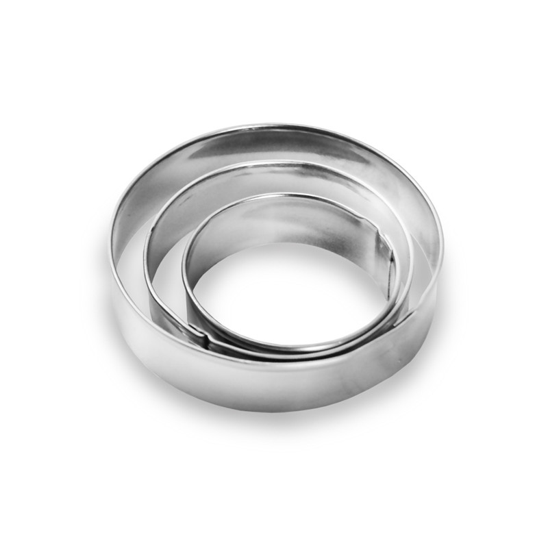 JG De Cortador Inox Redondo 03 PCS