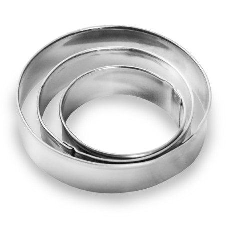 JG De Cortador Inox Redondo 03 PCS