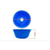 Forma Vazada Funda Silicone 25CM