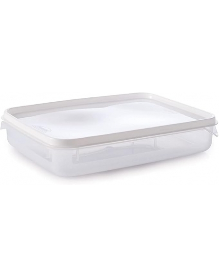 Pote de Plástico Retangular 1,9L Moduline - Branco