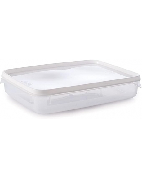 Pote de Plástico Retangular 1,9L Moduline - Branco