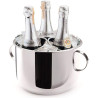 Champanheira C/ Alça Inox 3 Garrafas
