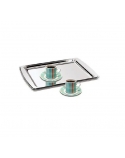 Bandeja Para Servir Aço Inox 28X19CM
