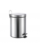 Lixeira Inox Com Pedal 5 Lts