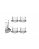 Jogo de Xícara Chá Tiffany 170 ML 4 PCS