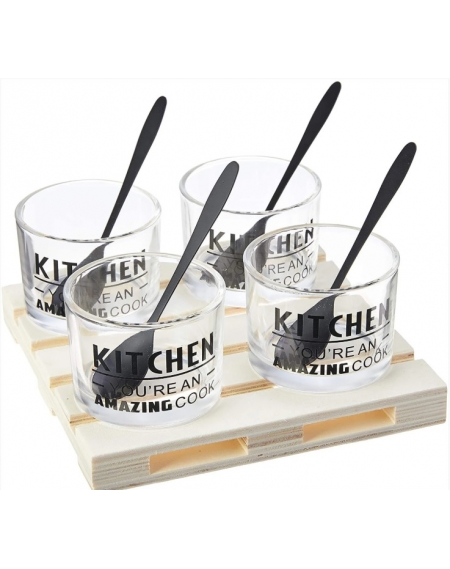 Conjunto De Bandeja C/04 Molheiras