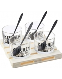 Conjunto De Bandeja C/04 Molheiras