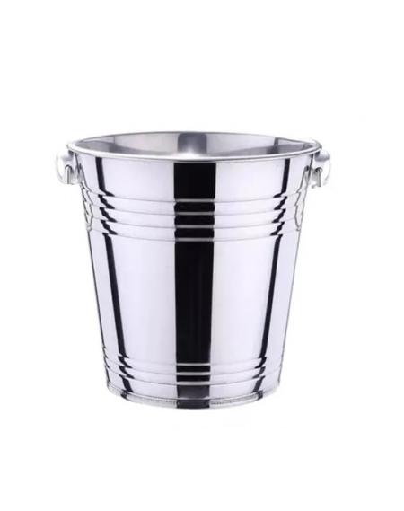 Balde para Gelo Aço Inox Com Pegador