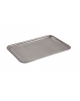 Bandeja Aço Inox Retangular 27X21 CM