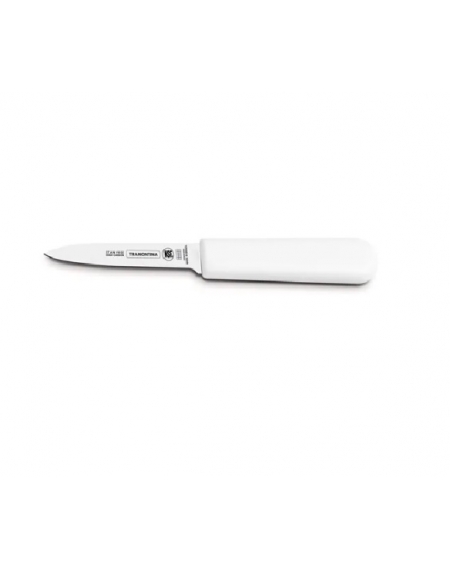 Faca Legumes Inox 3 Pol Cabo Branco