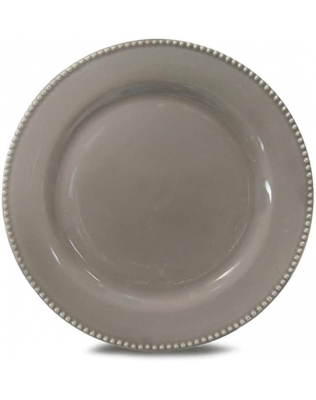 Prato Sobremesa Perla Cinza Corona 20,4CM