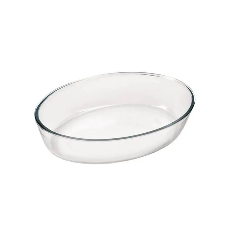 Assadeira De Vidro Oval 1.6 LTS 26.2X18.2X6 CM