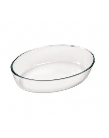 Assadeira De Vidro Oval 1.6 LTS 26.2X18.2X6 CM