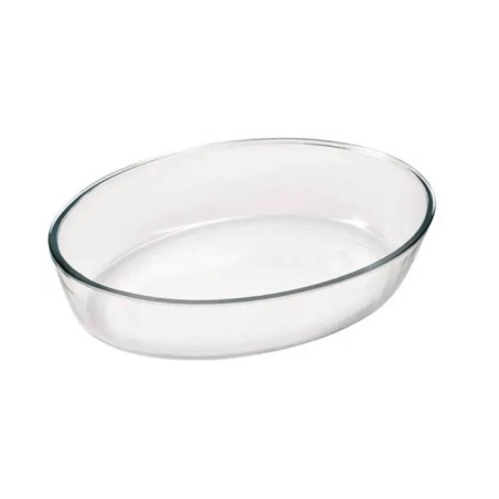 Assadeira De Vidro Oval 1.6 LTS 26.2X18.2X6 CM