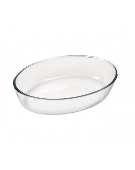 Assadeira De Vidro Oval 1.6 LTS 26.2X18.2X6 CM