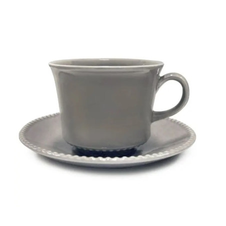 Xicara Chá Com Pires Corona 240 ML