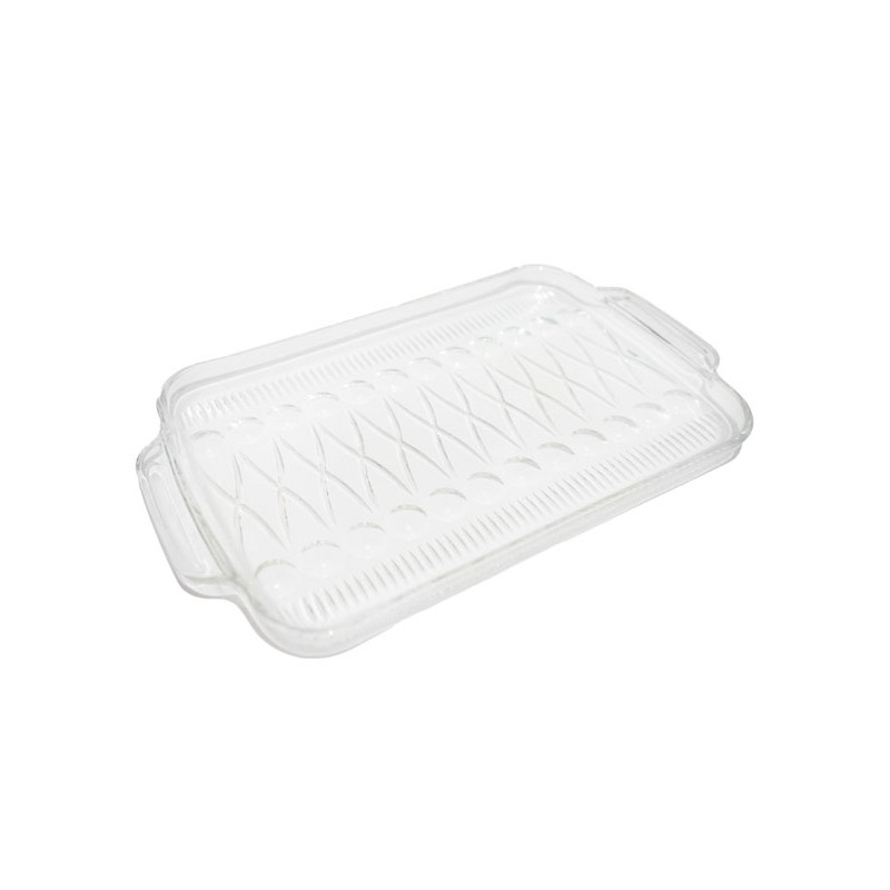 Bandeja Retangular De Vidro 33.6X20 CM